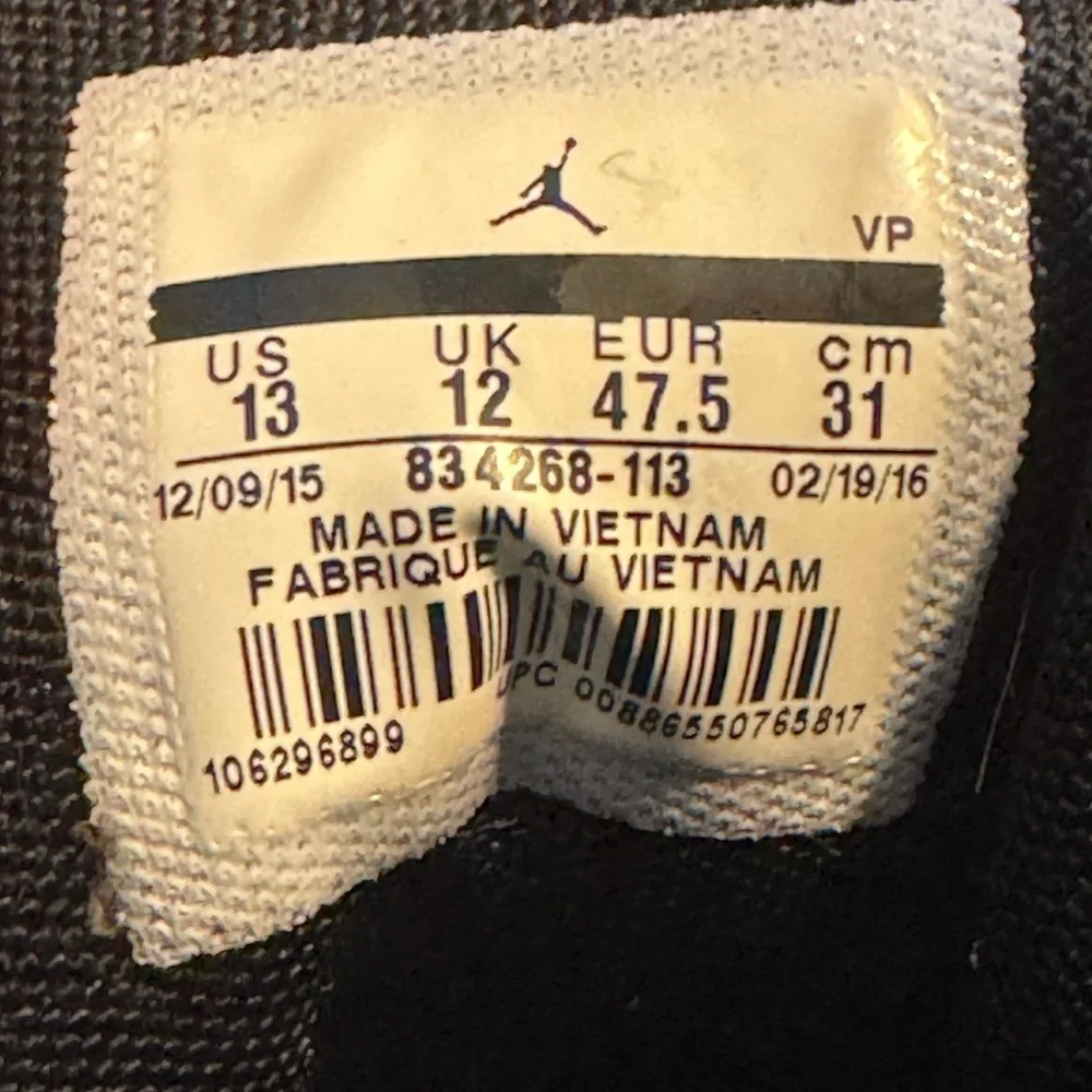 Jordan Ultra Fly Metallic Copper Coin Size 13 Basketball Shoe Black and White - Picture 8 of 8